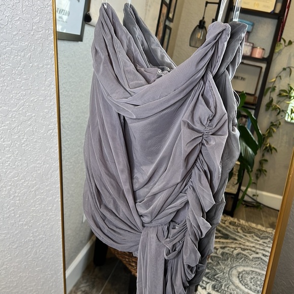 HOUSE OF CB 'Rokael' Shadow Layered Mini Skirt NWOT - Picture 13 of 13